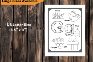 ABC Alphabet Coloring Pages for Kids Grafik Ausmalseiten & Malbücher für Kinder Von Laxuri Art 9