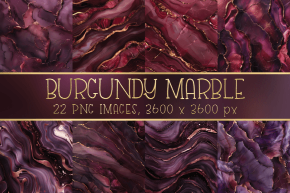 Burgundy Marble Texture Digital Papers Graphic Textures By Color Studio