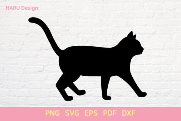 Cute Cat Gráfico Manualidades Por HARUdesign