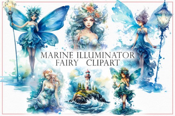Marine Illuminator Fairy Clipart, Graphic AI Transparent PNGs By Mehtap Aybastı
