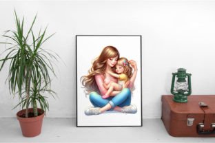 Mother and Baby Mother's Day Sublimation Graphic Illustrations By ArtStory 5