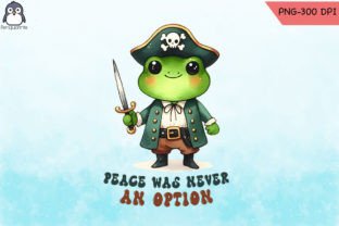 Peace Was Never an Option Frog PNG Graphic Crafts By Penguprints 1