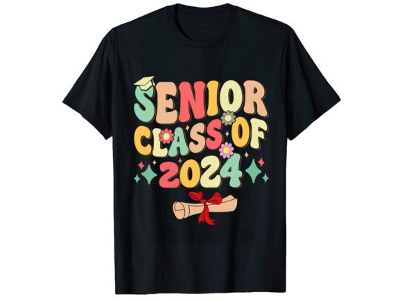 Senior Class of 2024 Graduation T-Shirt Graphic T-shirt Designs By PODxDESIGNER