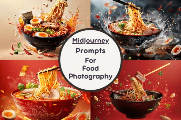 Ai Prompt for Food Photography Graphic Illustrations By Milano Creative