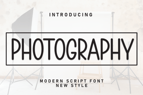 Photography Sans Serif Fonts Font Door andikastudio
