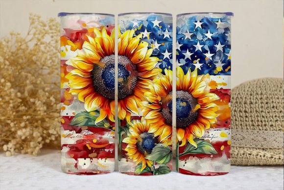 4th of July Tumbler Wrap Tumbler PNG Graphic Crafts By BonnyDesign