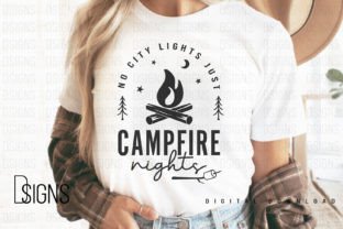 Camping Camp Campfire Nights Sublimation Graphic T-shirt Designs By DSIGNS 3