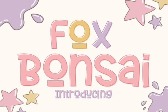Fox Bonsai Display Fonts Font Door Fox7