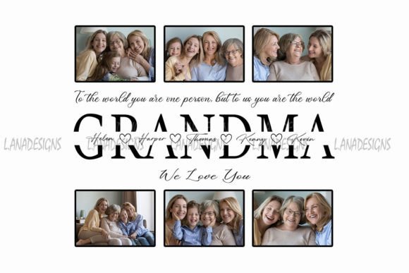 Grandma Png Grandma Photo Collage Grafik Plotterdateien Von L.ANADesigns