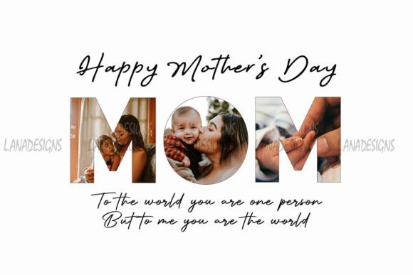 Happy Mother’s Day Mom Photo Png Graphic Crafts By L.ANADesigns