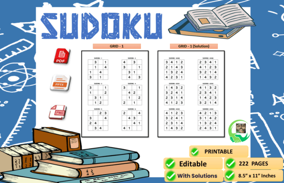 Kid-Friendly Sudoku Brain-Boosting Puzz Illustration Intérieurs KDP Par AME⭐⭐⭐