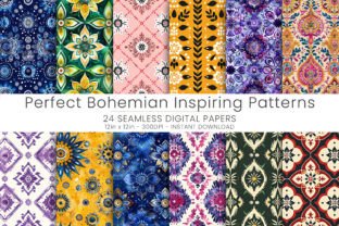 Perfect Bohemian Inspiring Patterns Graphic Backgrounds By Mehtap 1