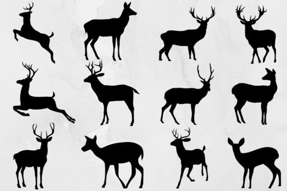 Deer Svg Bundle Graphic Illustrations By WieDigitalArt