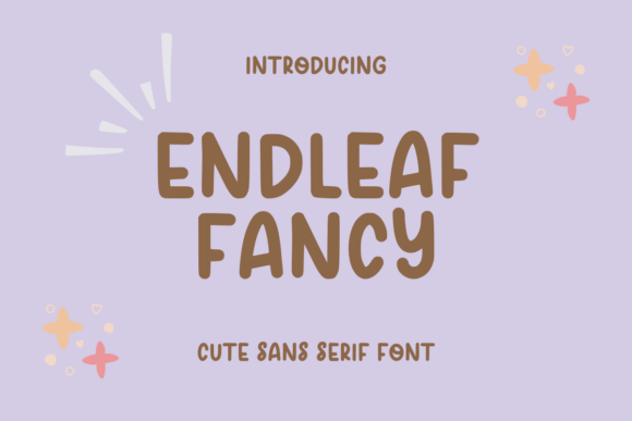 Endleaf Fancy Sans Serif Font By CraftedType Studio