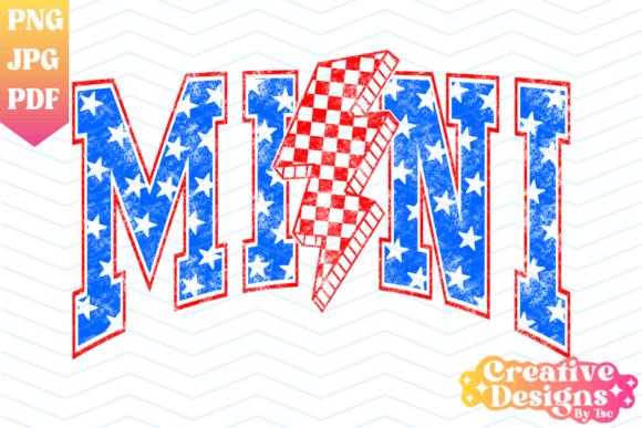 Mini 4th of July Varsity PNG Graphic T-shirt Designs By CreativeDesignsByTsc