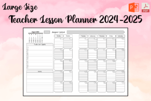 Teacher Lesson Planner 2024-2025 Graphic KDP Interiors By Ilyas Designs 3
