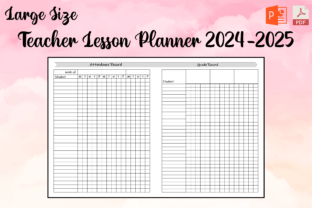 Teacher Lesson Planner 2024-2025 Graphic KDP Interiors By Ilyas Designs 4
