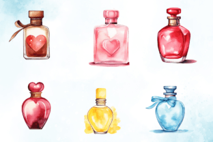 Colorful Perfume Bottle Clipart Grafika Rękodzieła Przez CreativeDesign 3