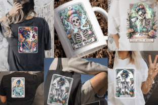 Funny Tarot Card Solid & Distressed Graphic Crafts By ScandiUSA 5