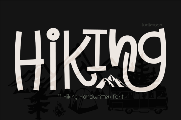 Hiking Script & Handwritten Font By Honiiemoon