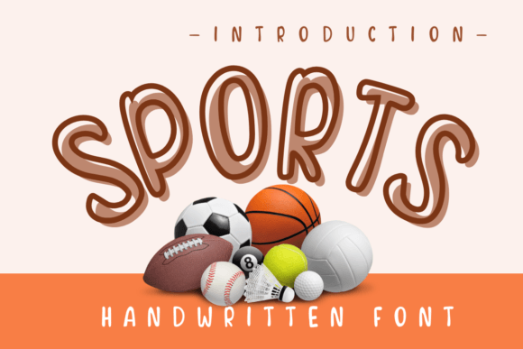 Sports Script & Handwritten Font By PraewDesigns