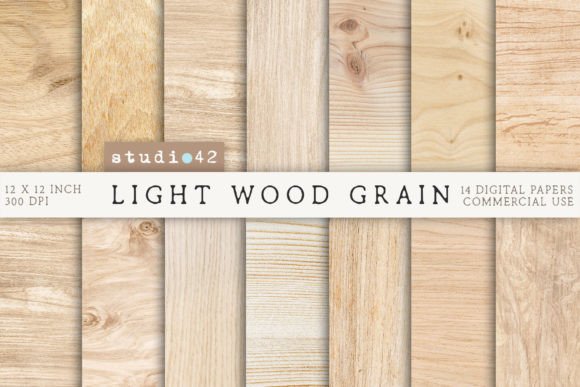 Wood Grain Textures Digital Paper Graphic Textures By DreamStudio42
