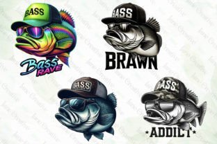 Bass Fishing Funny Quotes Sulimation Graphic Illustrations By JaneCreative 2