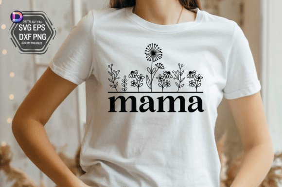 Mama SVG Design Afbeelding Crafts Door DelArtCreation