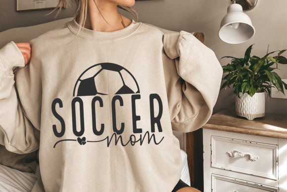 Soccer Mom SVG, Sports Mom SVG, Football Graphic Crafts By SushiDesignStore