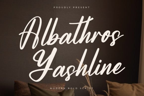 Albathros Yashline Skript-Schriftarten Schriftart Von Letterena Studios