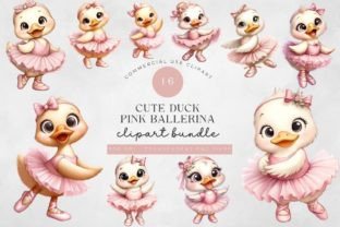 Ballerina Duck Sublimation Clipart Png Graphic Illustrations By Feather Flair Art 1
