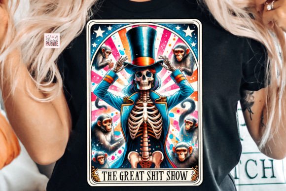 Circus Tarot Card PNG Shit Show Graphic Crafts By Pixel Paige Studio
