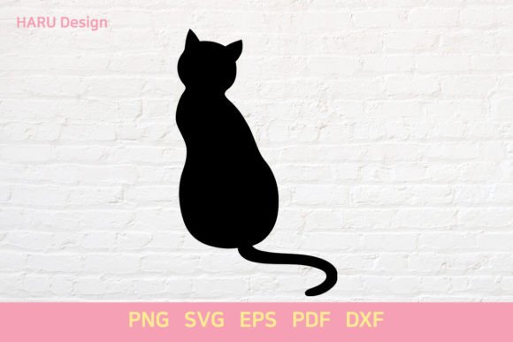 Cute Cat Graphic Crafts By HARUdesign