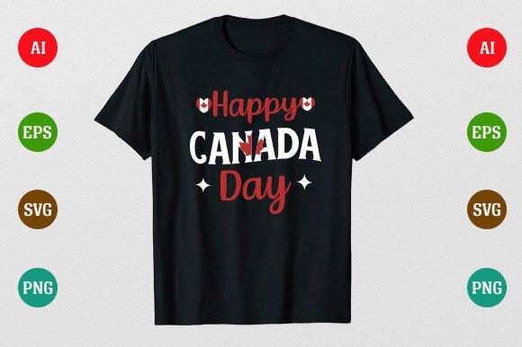 Happy Canada Day Shirt Gift Gráfico Diseños de Camisetas Por Perfect Tees