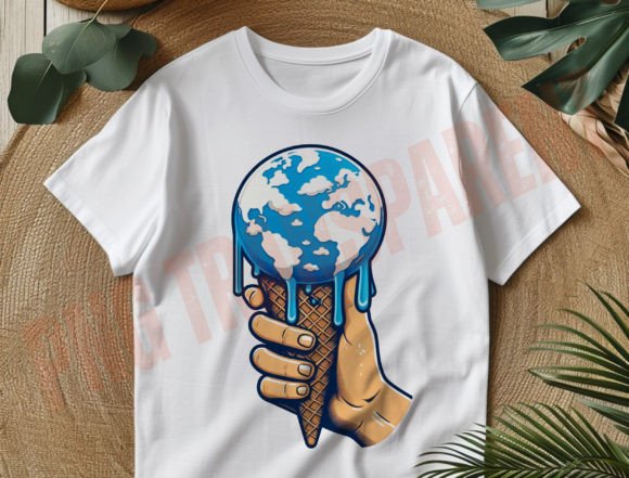 Mother Earth Png, Nature Png, Earth Day Gráfico Diseños de Camisetas Por DeeNaenon