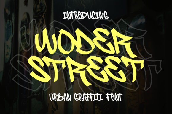 Woder Street Script & Handwritten Font By Cikareotype