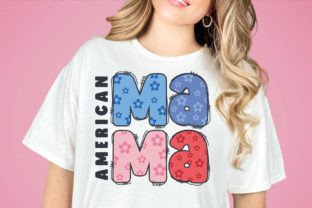 4th of July American Mama Svg Png USA Gráfico Manualidades Por Svg Box 2