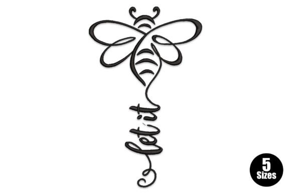 Let It Bee Inspirierend Stickereidesign Von Embiart
