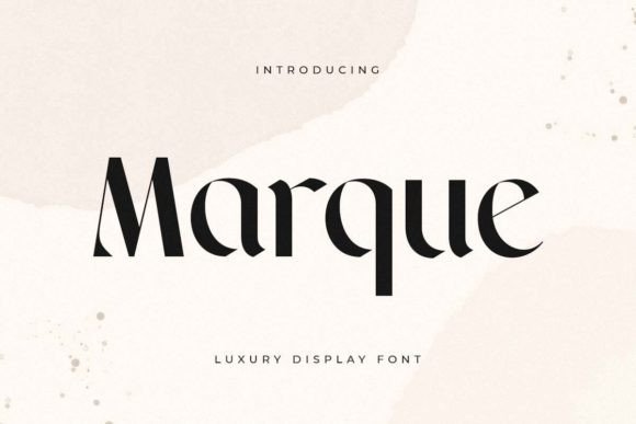 Marque Serif Font By sensatype