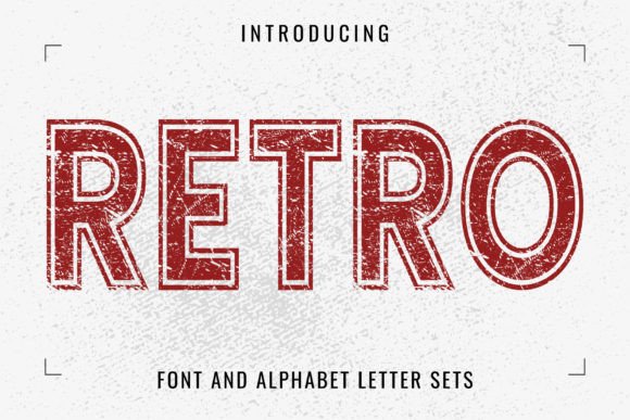 Retro Display Font By Font Craft Studio