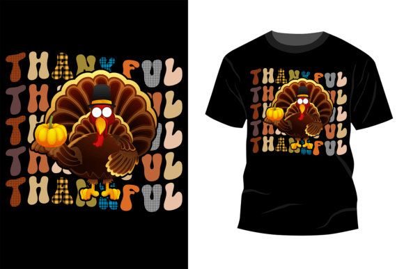 Thanksgiving T Shirt Design Gráfico Diseños de Camisetas Por jahanul