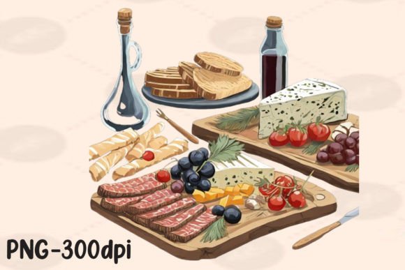 Charcuterie Boards Sublimation Graphic Print Templates By PrintExpert