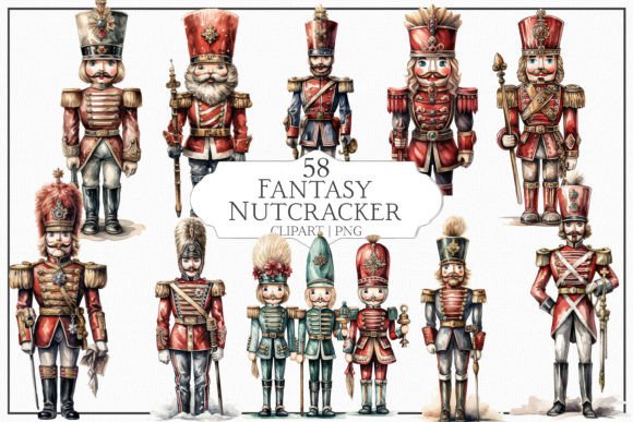 Fantasy Nutcracker Clipart Gráfico PNG transparentes AI Por Mehtap Aybastı