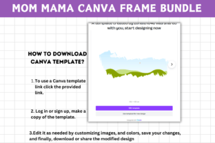 Mom Mama Canva Frame Template Graphic Print Templates By Creative Pro Svg 4