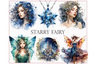 Starry Fairy Clipart Graphic AI Transparent PNGs By Mehtap Aybastı 4