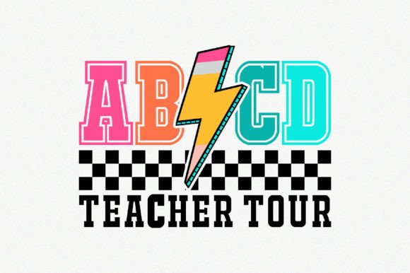 ABCD Teacher Tour PNG Graphic Crafts By Craft Artist