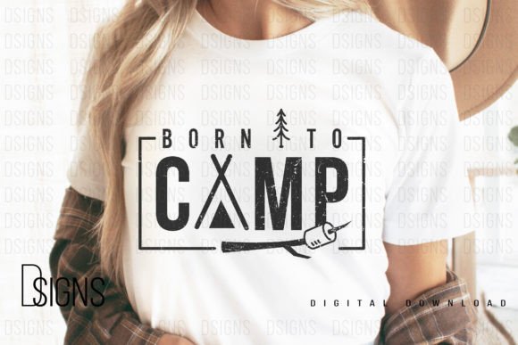 Camping Camp Mountain Sublimation Graphic T-shirt Designs By DSIGNS