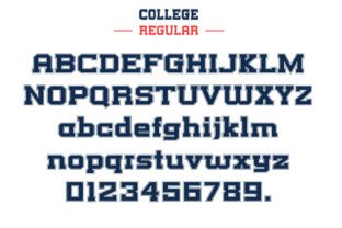 College Display Font By NPNaay 8