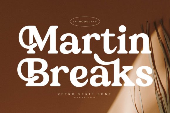 Martin Breaks Serif Font By Letterena Studios