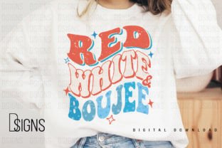 Patriotic 4th of July Boujee Sublimation Graphic T-shirt Designs By DSIGNS 3